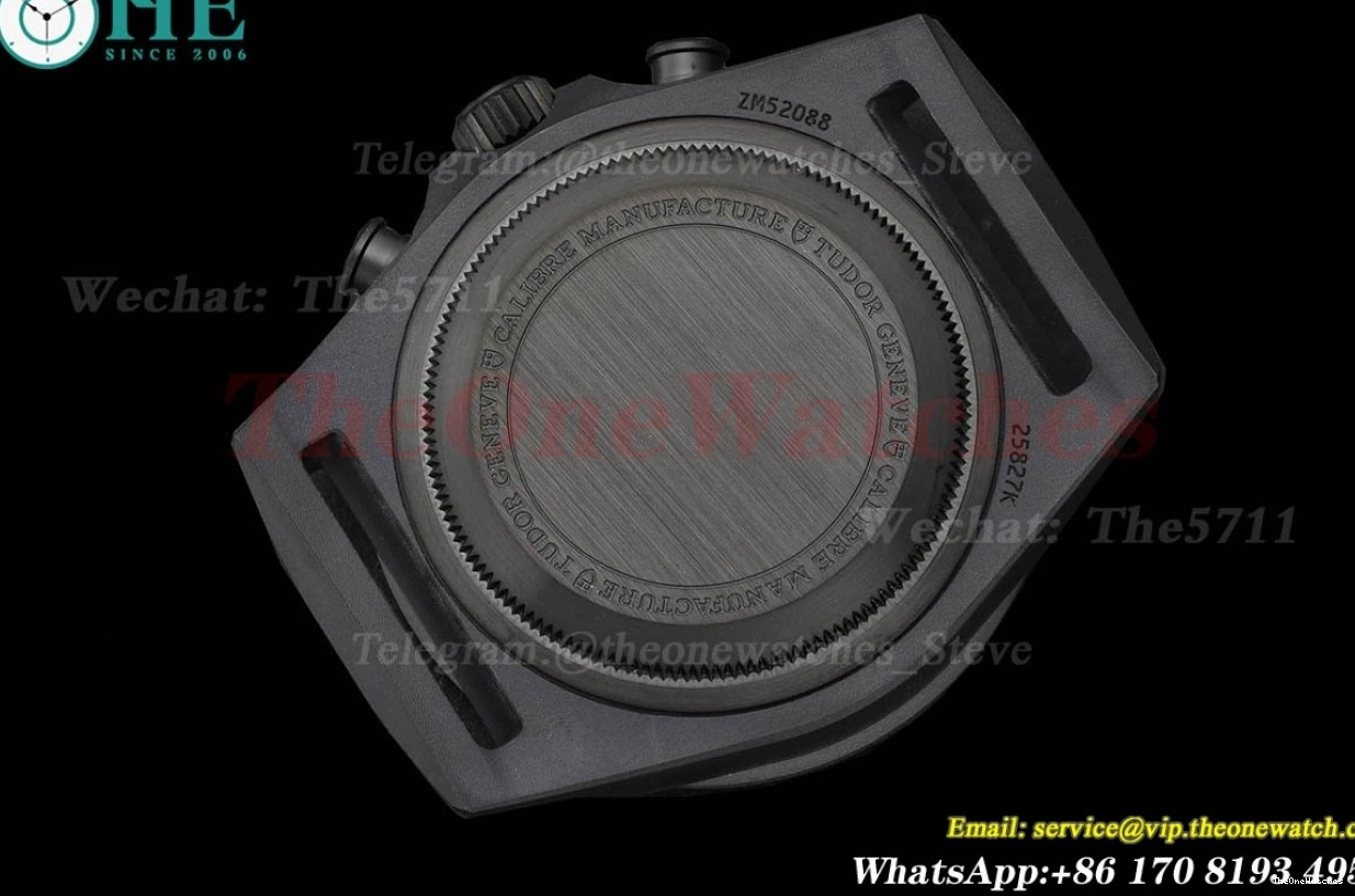 M+F Pelagos TI Chrono Black FXD NY Car A7750 43mm Dial 0119